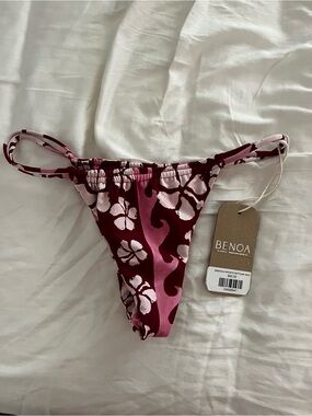Benoa Swim Pink Papeete Anini Bottoms, brand new with tags